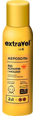 Extravel Kids аерозоль від комарів/мошок д/дітей від 1року 80мл